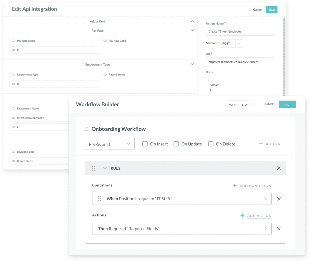 Custom Workflows