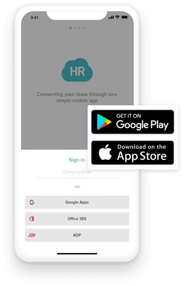 HR Cloud app on app store and google play mobile