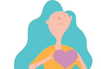 Person holding a heart